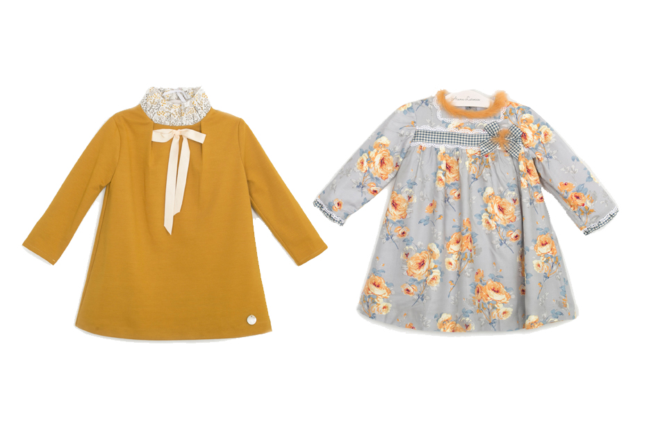 vestido de otoño para niña