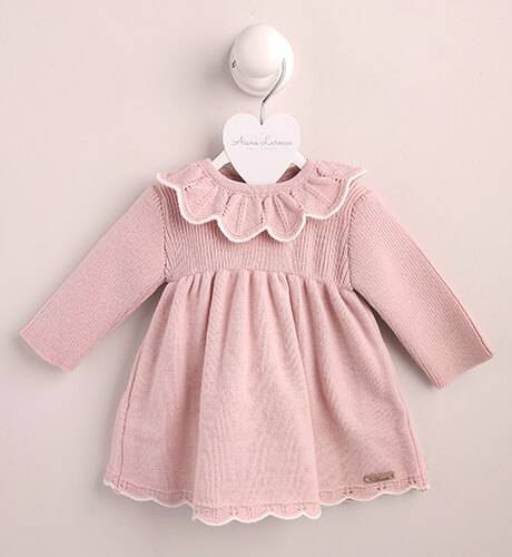 Vestido niña punto rosa de Martin Aranda | Aiana Larocca