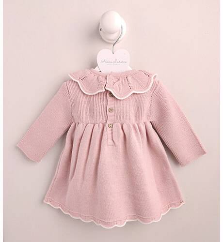 Vestido niña punto rosa de Martin Aranda | Aiana Larocca