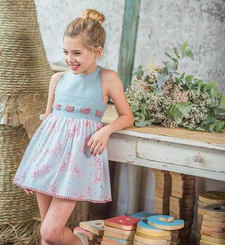 Vestido infantil Marta y Paula - El osito de Claudia: Tienda de ropa  infantil online | Ropa bebe niño niña