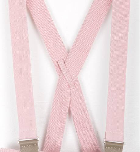 Pantalón tirantes villela rosa | Aiana Larocca