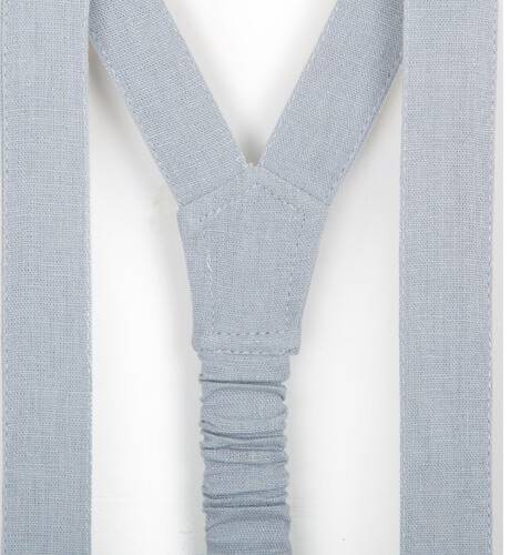 Pantalón niña gris con tirantes de Boometi | Aiana Larocca