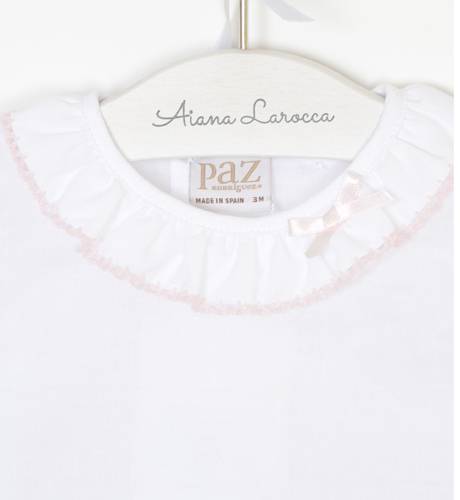 Camisa bebe lacito rosa | Aiana Larocca