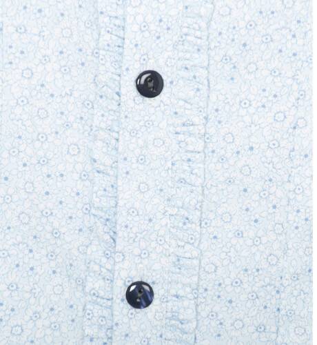 Camisa estampada azul | Aiana Larocca