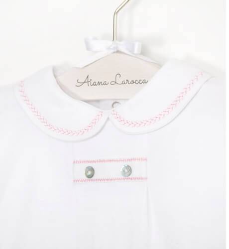 Camisa de punto bordada | Aiana Larocca