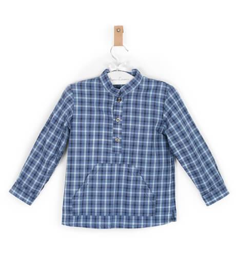  Camisa niño cuadros azul de Ancar | Aiana Larocca