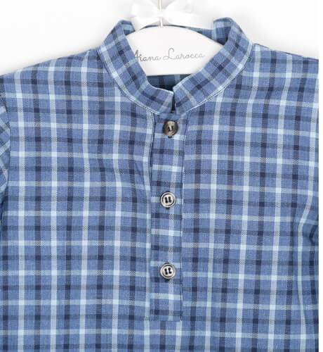  Camisa niño cuadros azul de Ancar | Aiana Larocca