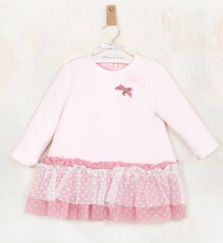 Vestido bebé 5112 Yoedu. Vestido bebé yoedu otoño invierno 2018 - 2019  familida Nanas. Envío gratis