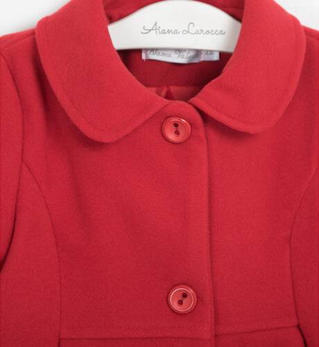Manteau En Laine Fille Rose - Marque ANAVIG, Classique, Neuf Avec étiquettes, Fabriqué Espagne