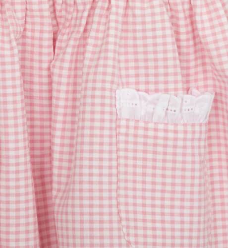 Vestido niña vichy rosa esponjitas de Mon Petit Bonbón | Aiana Larocca