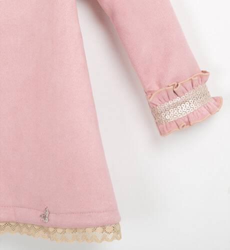 Vestido antelina rosa de Nekenia | Aiana Larocca