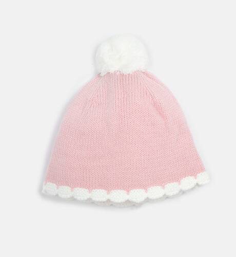 Conjunto bebé Conejo jersey y polaina rosa de Valentina Bebés | Aiana Larocca