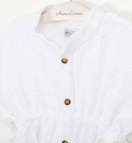 Vestido camisero blanco de Nekenia | Aiana Larocca