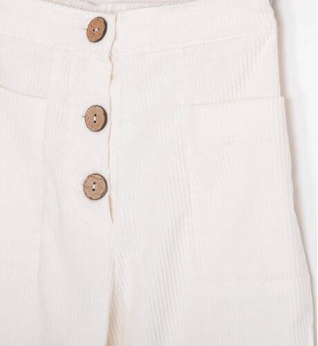 Pantalón pana color crudo de Ancar | Aiana Larocca