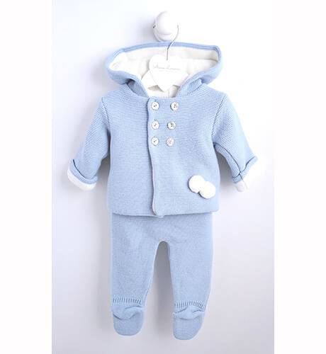 Conjunto bebé San Francisco AZUL de Valentina Bebés | Aiana Larocca