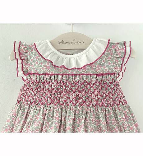 Vestido Zoe Nidos ROSA | Aiana Larocca