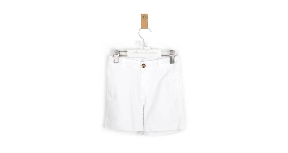 Pantalón corto niño blanco | Aiana Larocca