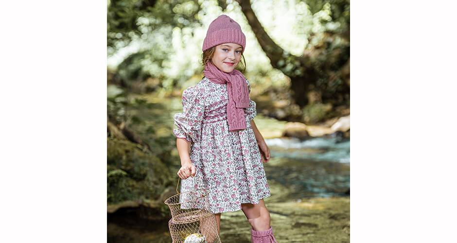 Vestido niña estampado floral &amp; volantitos de Yoedu | Aiana Larocca