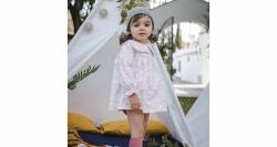 Vestido bebé estampado elefantes rosa de Cocote | Aiana Larocca
