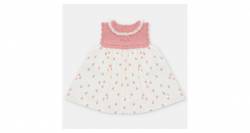 Vestido niña fresas combinado con punto coral de Martin Aranda | Aiana Larocca Vestido niña fresas combinado con punto coral de Martin Aranda | Aiana Larocca