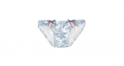 Culetín estampado tonos azules | Aiana Larocca