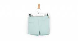 Pantalón niño corto verde empolvado de José Varón | Aiana Larocca