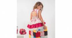 Vestido a rayas rosa espalda abierta de Nekenia | Aiana Larocca