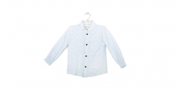 Camisa estampada azul | Aiana Larocca