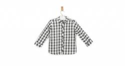  Camisa niño vichy gris de Rochy | Aiana Larocca