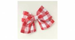 Lazo niña vichy rojo alpargatas de Mon Petit Bonbón | Aiana Larocca