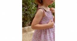 Vestido niña estampado ramitas &amp; engomado de Ancar | Aiana Larocca
