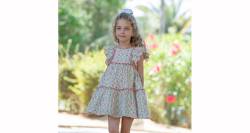 Vestido niña estampado florecitas &amp; Lazada de Nekenia | Aiana Larocca
