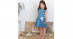 Vestido niña azul denim de Fina Ejerique | Aiana Larocca