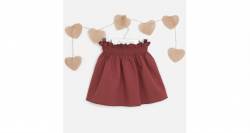 Falda granate colección Rose de Eve Children | Aiana Larocca
