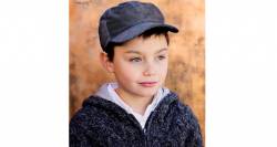 Gorra de niño gris azulado | Aiana Larocca