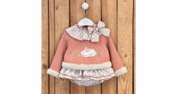 Conjunto niña sudadera conejito & corazoncitos de Valentina Bebés | Aiana Larocca Conjunto niña sudadera conejito & corazoncitos de Valentina Bebés | Aiana Larocca