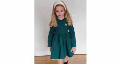 Vestido verde estrella dorada de Mon Petit Bonbon | Aiana Larocca Vestido verde estrella dorada de Mon Petit Bonbon | Aiana Larocca