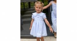 Vestido niña marinero a rayas azul y blanco de Ancar | Aiana Larocca Vestido niña marinero a rayas azul y blanco de Ancar | Aiana Larocca